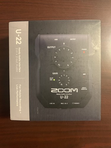 Zoom U-22 Handy Audio Interface U3/9 - Picture 2 of 3