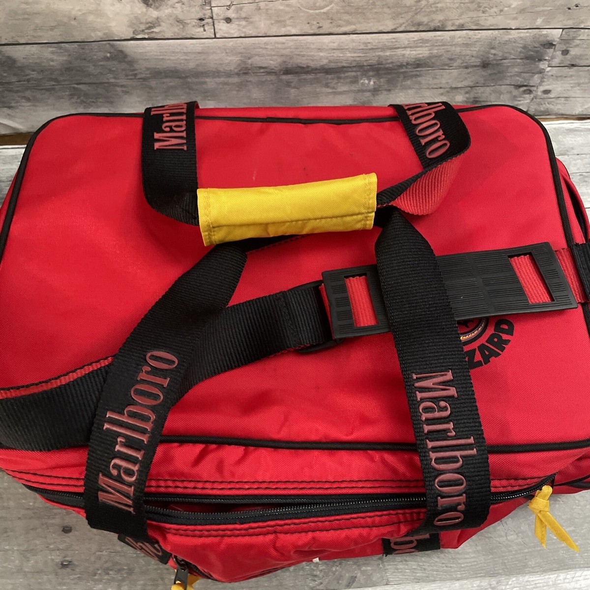 Vintage 1990's Marlboro Team Duffle Bag Cooler Adventure