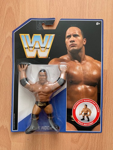 WWE Retro The Rock Action Figure Toy Mattel ...