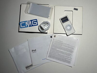 Apple iPod nano 1. Generation Weiß 2GB 1St Generation 1G 2005 Top Zustand #0865