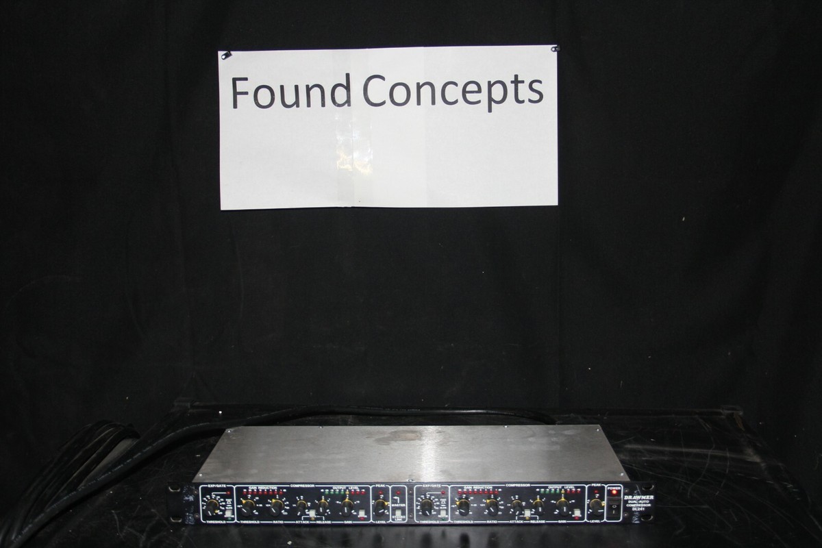 Drawmer DL241 Dual Auto Compressor DL 241 Tested | eBay