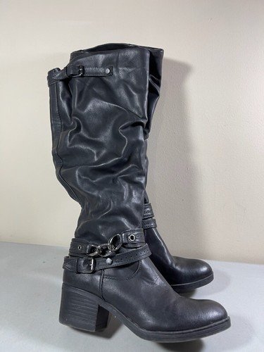 womens leather tall riding boots