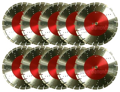10Pk-14'' PREMIUM Quality Concrete Brick Block Stone Precast Diamond Blade**BEST