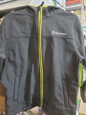 Boy's Free Country Soft Shell Jacket/Coat Black Neon Yellow Size 14/16