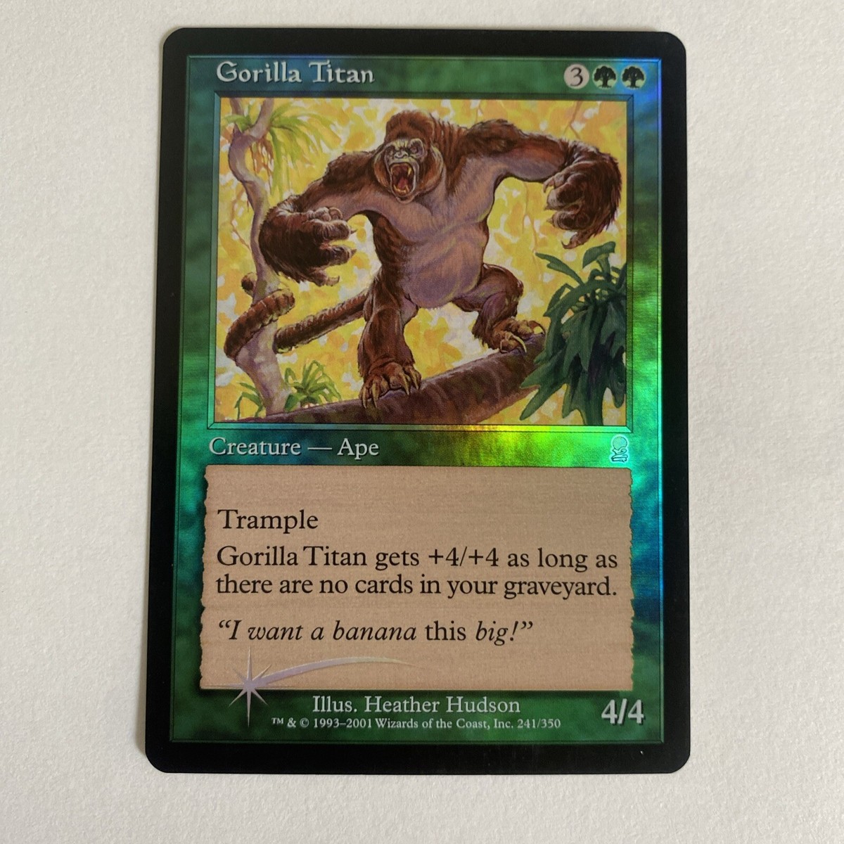 Gorilla Titan Odyssey Foil for sale online | eBay
