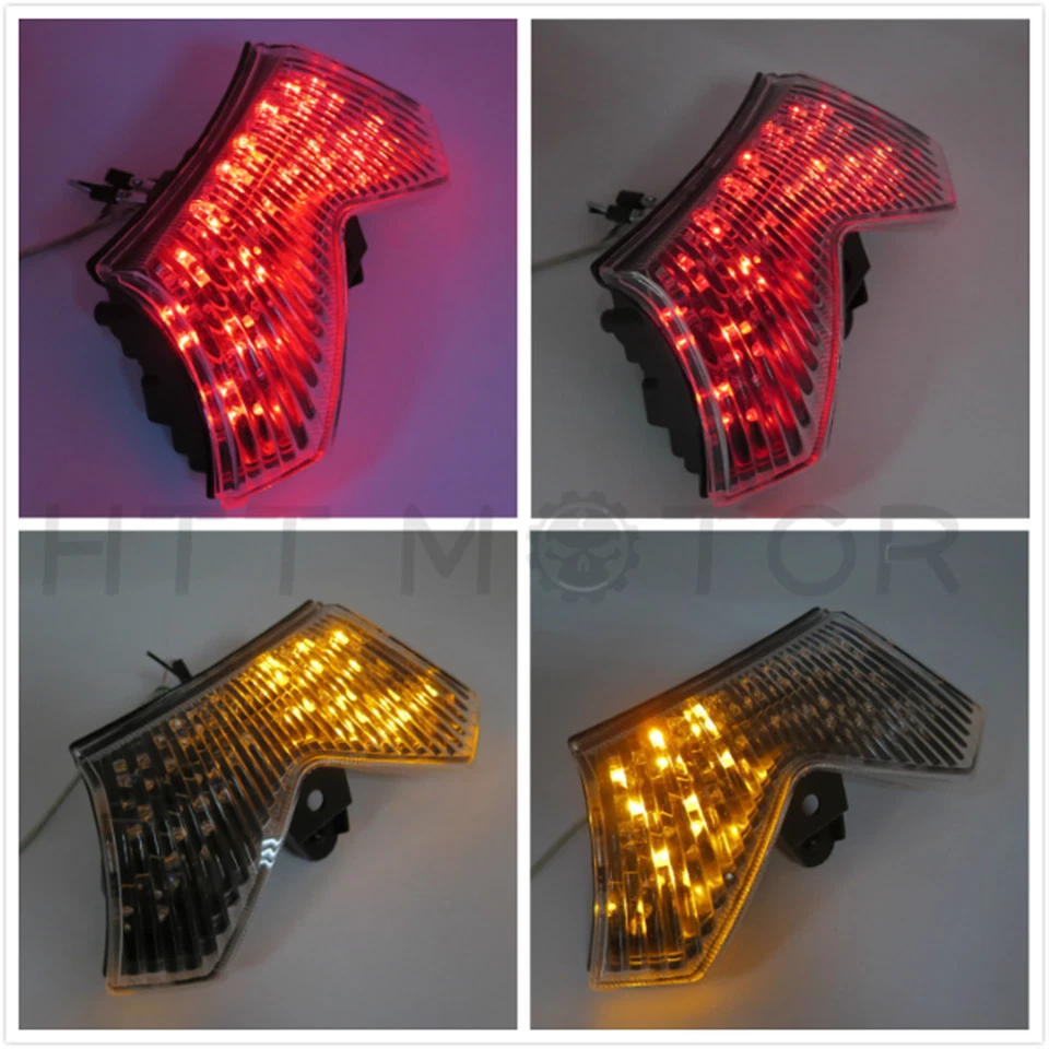 New Led Tail Brake Light For 2006-2011 Kawasaki Ninja Zx-14 Zx1400 Zzr1400 Smoke - Изображение 3 из 4