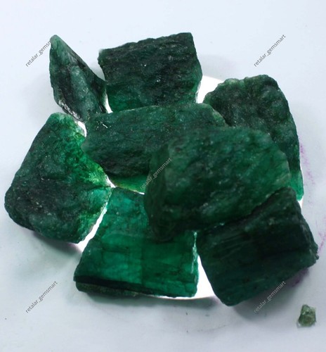 1000 Ct Natural Emerald Green Earth Mined Huge Rough CERTIFIED Loose Gemstone - Picture 2 of 7