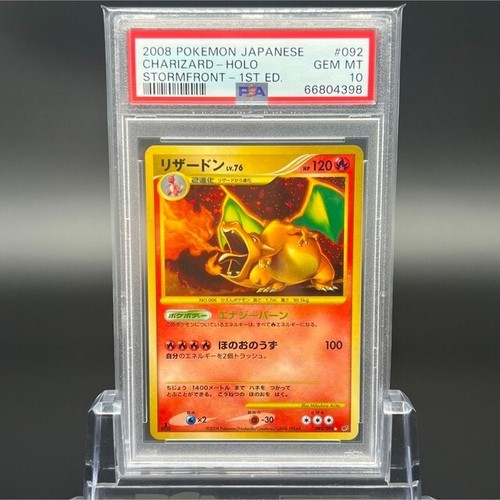 PSA10 Charizard 2008 Pokemon STORMFRONT 1ST ED Base R #092/092 Holo NINTENDO FRE - Picture 10 of 12