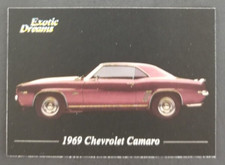 1969 Chevrolet Camaro 1992 Exotic Cars Card 71 Nm 1969 Chevrolet Camaro 1992 Exotic Cars Card 71 Nm