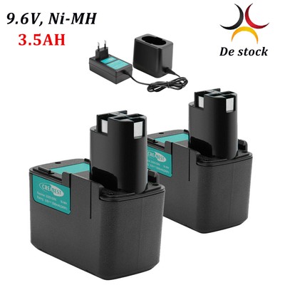 9.6V 3.5Ah Ni-MH Akku/Ladegerät Für Bosch BAT001 BH-974 BH-974H PSB GSB 9.6VES-2