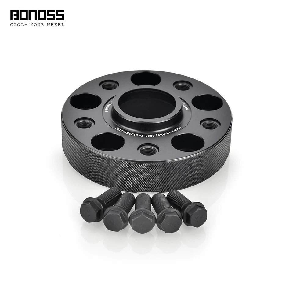 Espaciadores de rueda de aluminio BONOSS 2 piezas 35 mm para Mercedes Benz CLA35 CLA45 GLA35 GLA45 Foto 2 de 4