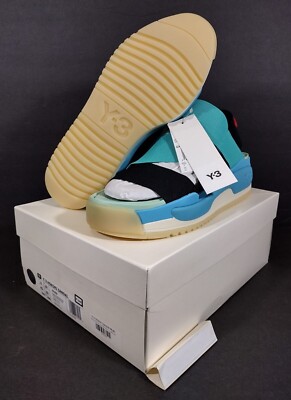 Adidas Y-3 Men's Hokori Sandals, GX1056, Black/Vivid Mint/Bright Adidas Y-3 Men's Hokori Sandals, GX1056, Black/Vivid Mint/Bright