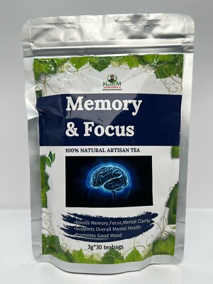 Memory & Focus Tee 30 Teebeutel | Brain Support & Clarity | Hakeem Supplements