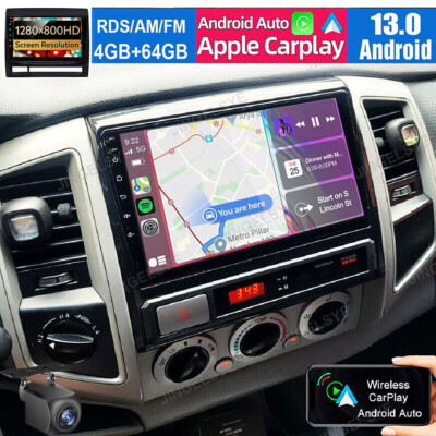 For Toyota Tacoma 2005-2013 9'' Carplay Android 13 Car Stereo Radio GPS Navi RDS