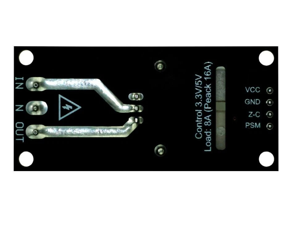 AC Light Lamp and Motor Dimmer Module, 1 Channel, 3.3V/5V Logic, AC 50/60h 220V - Image 4 of 4