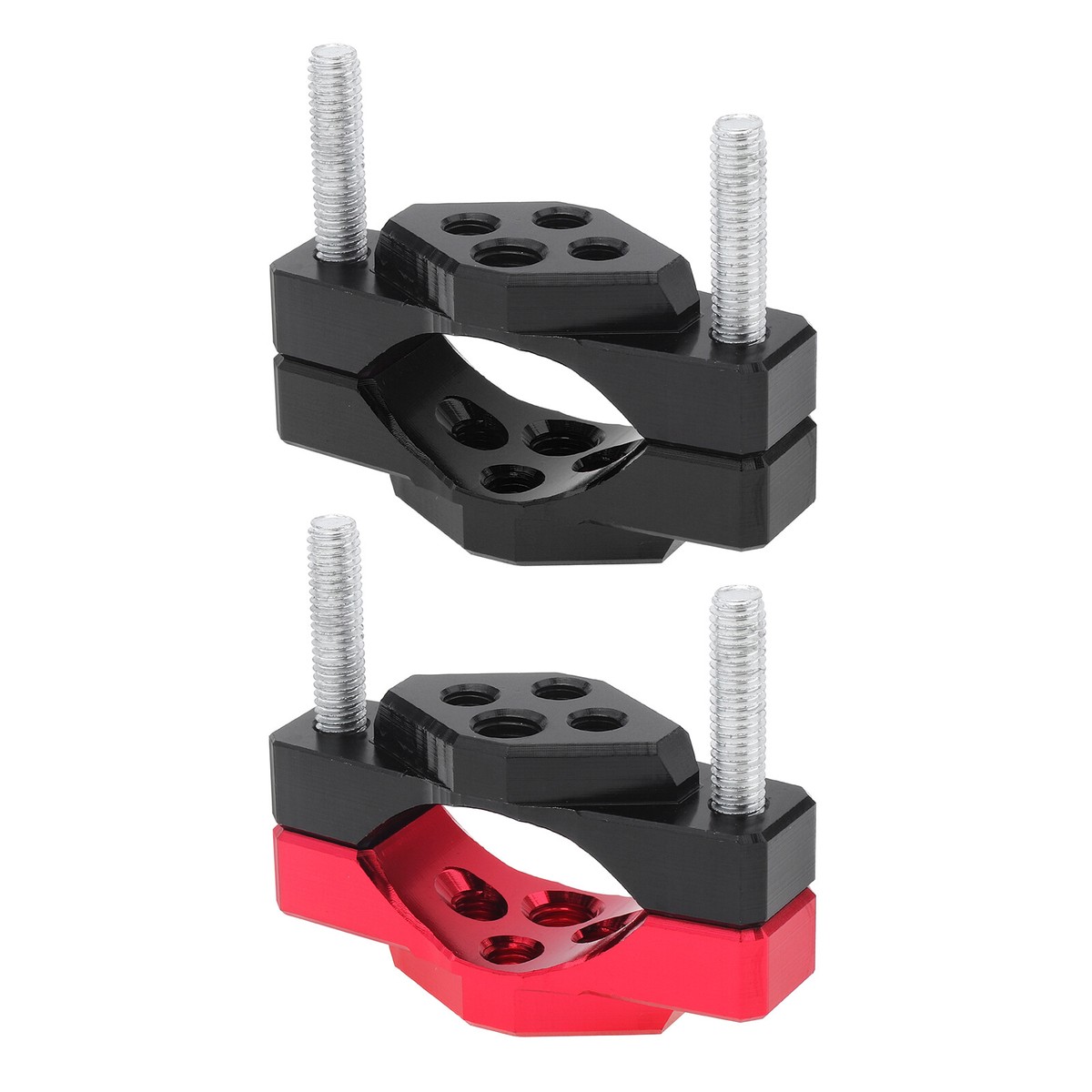 1x Motorcycle Fork Mount Clamp Headlight Spot Fog Light Holder