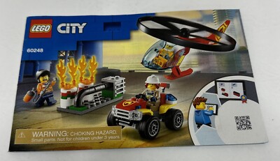 Lego City Manual For Set 60248 Fire Helicopter Rescue NO BRICKS | eBay