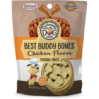 E44800 EXCLUSIVELY PET Best Buddy Bones Chicken Pack of