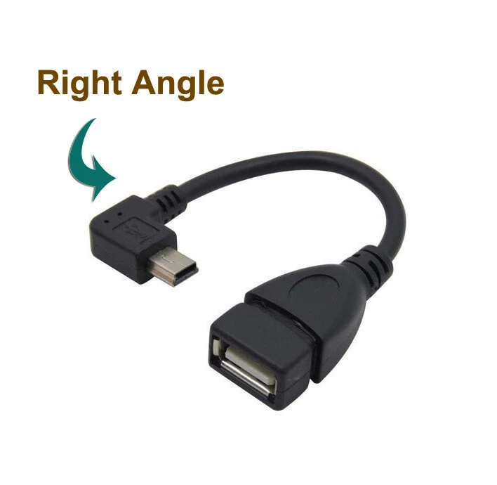Mini USB Male To Female OTG Adapter Converter Cable For Mobile Phones Tablets AU - Image 4 of 4