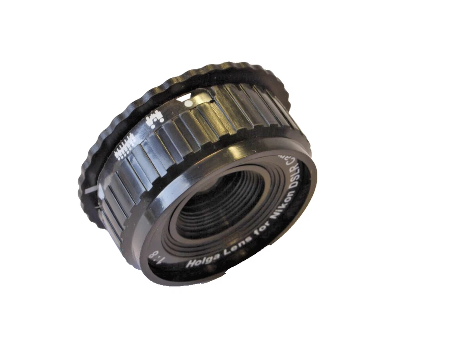 Holga 60mm f8 HL-N lens for Nikon DSLR + makers caps, instructions & Box - Image 4 of 4