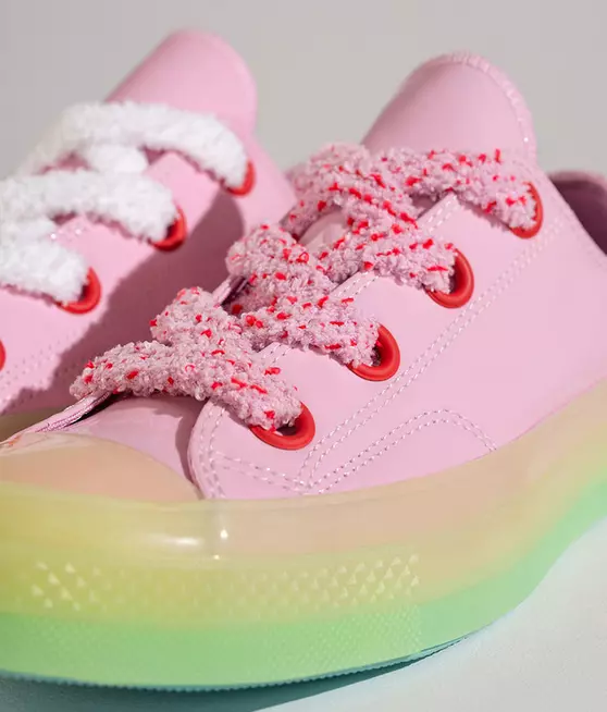 Jw anderson deals pink converse