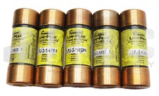 LOT OF 5 BUSSMANN LPJ-2-1/4SP FUSE LOW-PEAK DUAL ELEMENT TIME-DELAY CLASS J