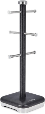 Turm Glitzer Schwarz Küche Becher Baum Getränkehalter Ständer T826016B