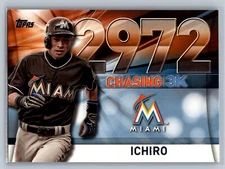 2016 Topps Update #3000-46 Ichiro Chasing 3K