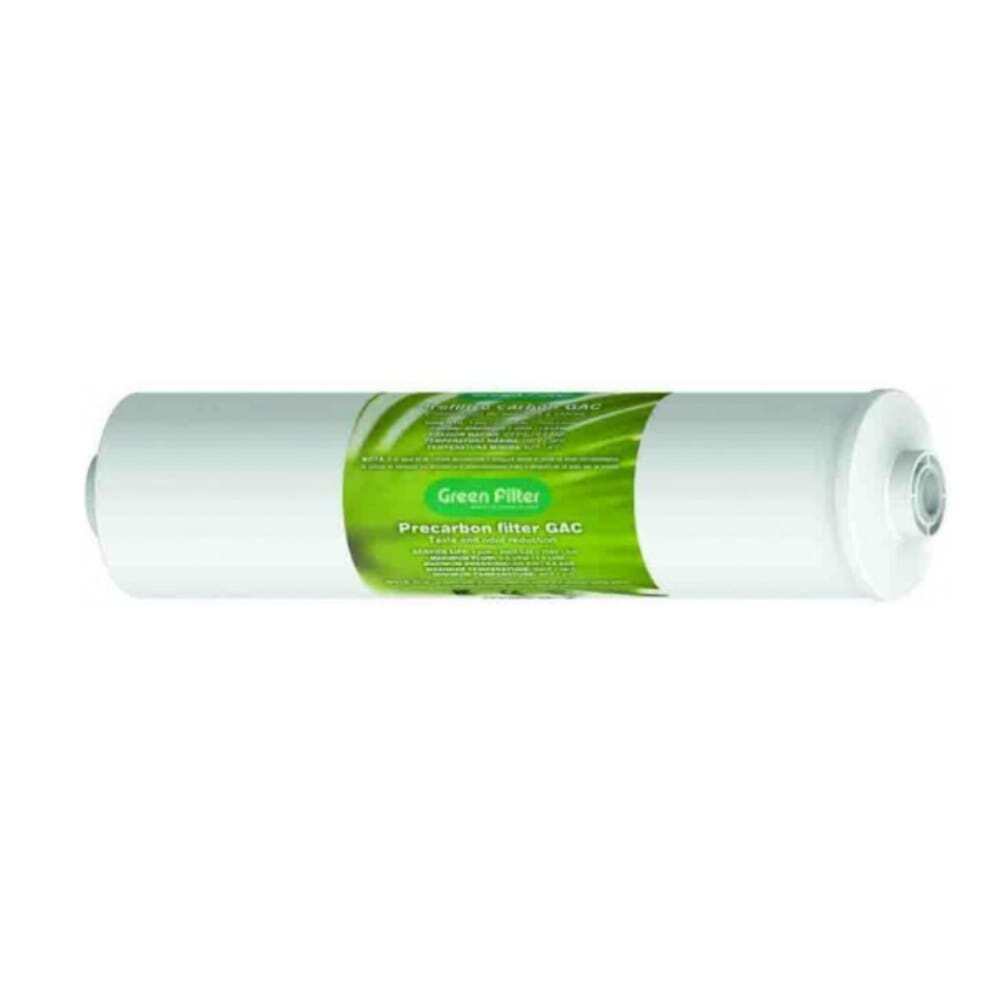 Filtro in linea Green Filter High Quality GAC 2,5" x 11" - 1/4" FPT