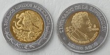 Mexiko 5 Pesos 2008 Revolution: Ricardo Flores Mag&oacute;n KM# 903 unz.