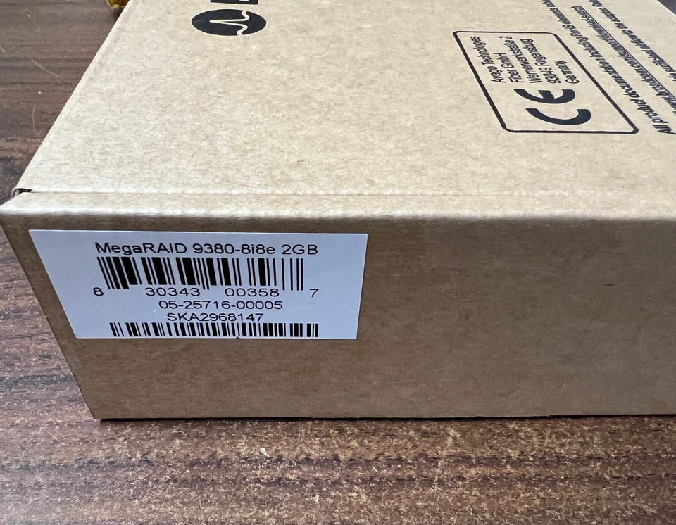 Broadcom LSI Megaraid 9380-8i8e 16-Port PCIe 3.0 x8 12G SAS+SATA RAID Controller - Image 2 of 3