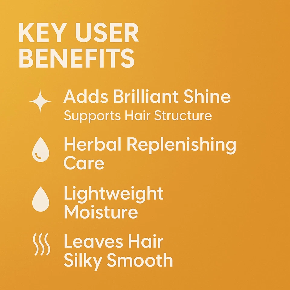 Shining Hair Styling Spray 400ml - Kräuter-Feuchtigkeitsspray starker Halt Ha... - Bild 2 von 4