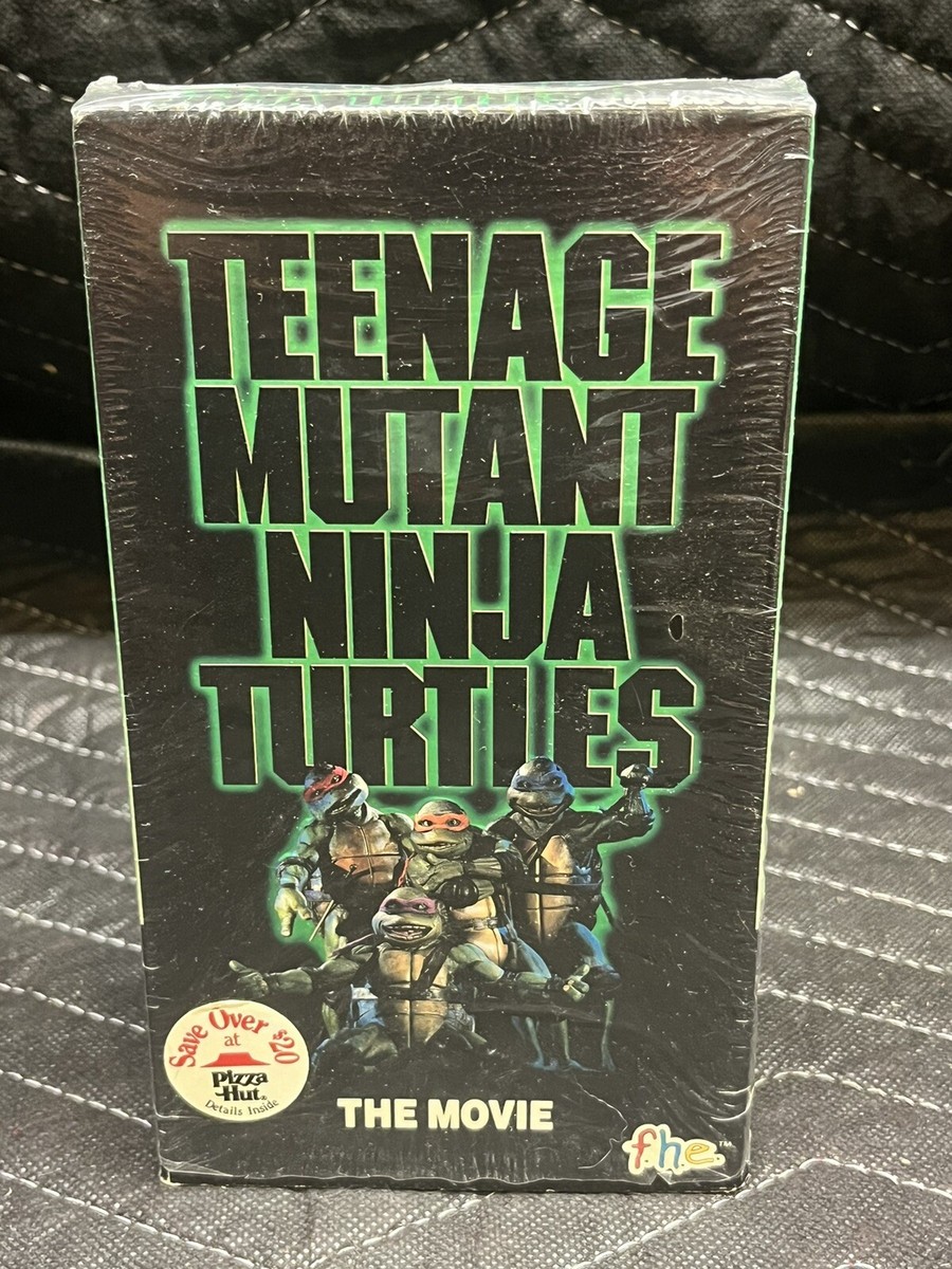 TMNT VHS Tape Pizza Hut Coupon Sticker Ninja Turtles Movie | eBay