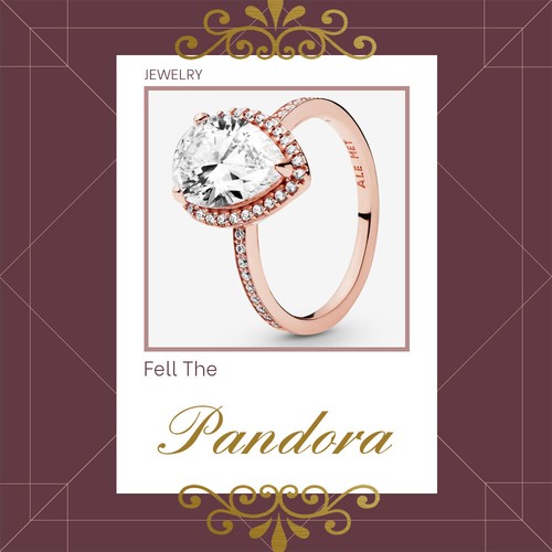 Authentic Pandora 14k rose gold 