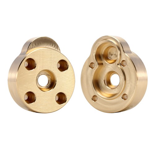 INJORA Brass Outer Portal Covers Drive Housing Axle Cover for FMS FCX24 Upgrade - Picture 8 of 17