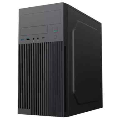 CIT Mentor Micro ATX PC Case – Office Business with USB-C Port