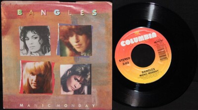 Bangles-Manic Monday-Columbia 38-05757-Vintage 1985 Picture Sleeve 45-NM/VG+!!
