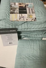 🛏️ Madison Park 3 Piece Reversible Scalloped Edge Coverlet Set 🆕 KING/CAL KING