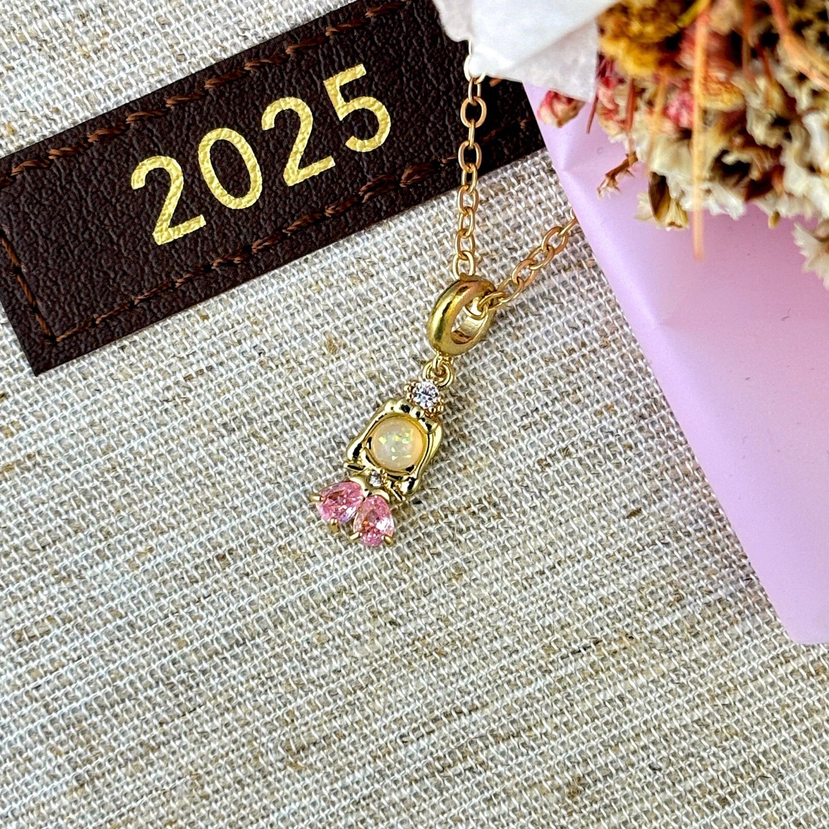 Aurora Inspired Necklace – Dainty Gold Jewelry, Fairy Tale Charm