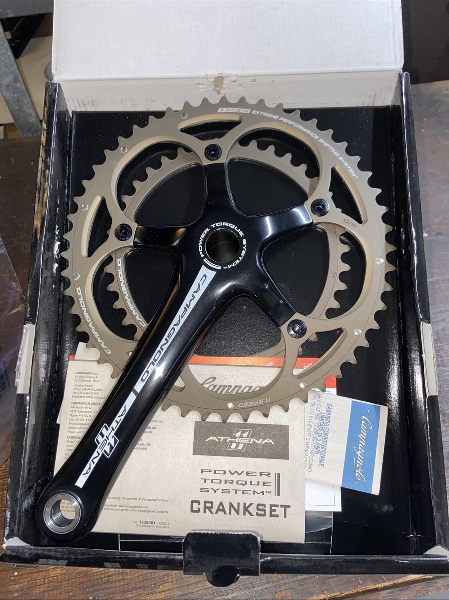 New Campagnolo's Athena 11-speed Black powertourque crankset