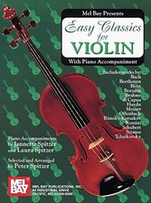 Easy Classics for Violin-with Piano Accompaniment