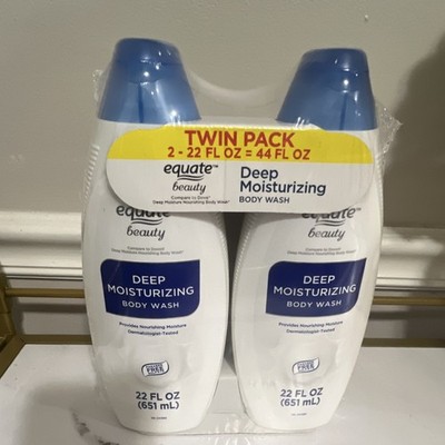 Equate Beauty Deep Moisturizing Body Wash Twin Pack 44 fl oz Paraben-Free
