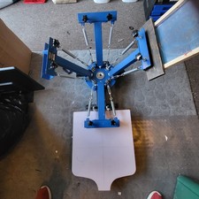 4 kolory 1 stacja VEVOR Silk Sitodruk Maszyna T-shirt Sprzęt prasowy Zestaw