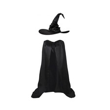 Halloween-Zauberer-Umhang und Hut-Set, Kost&uuml;mzubeh&ouml;r f&uuml;r B&uuml;hnenauftritte