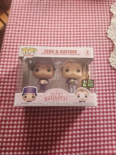 Funko Pop Movies The Grand Budapest Hotel Zero & Gustave ECCC 1500pc SEE PHOTOS