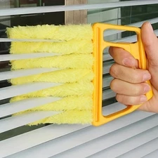 Blinds Cleaning Brush 7-Slot Duster for Window Blinds, Air Vent, Car & Home Dust