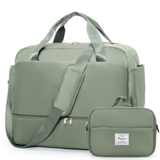 Travel Duffel Bags for Women, Carry-on Overnight Weekender Bag with Wet Pocke...