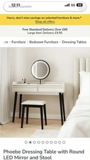 Stag Minstrel Dressing Table Mirrors and Stool