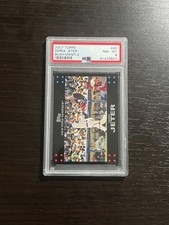 DEREK JETER 2007 Topps w/ GEORGE BUSH & MICKEY MANTLE SP Card #40 PSA 8 Yankees