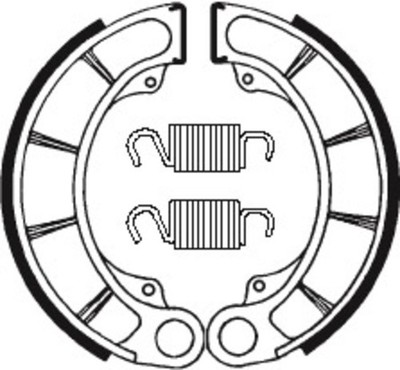 TECNIUM Brake shoes BA059